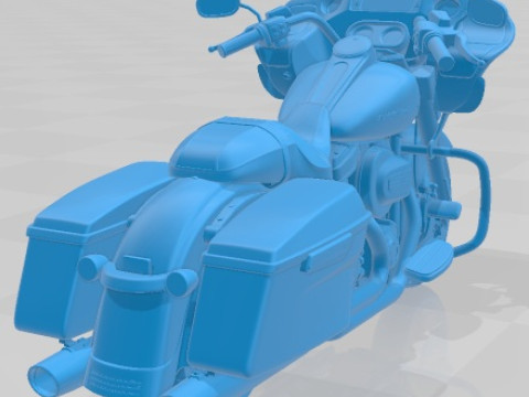 Harley Davidson Road Glide 2015 Printable Motorbike 3D प्रिंट मॉडल