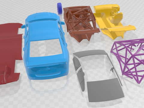 Falcon FG V8 2014 Printable Car Model do druku 3D