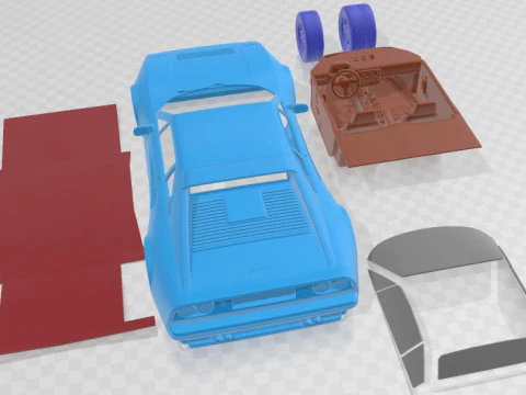 Ferrari 328 GTB 1985 Printable Car 3D Print Model