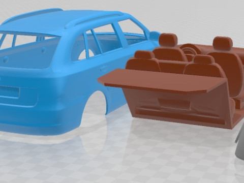 Skoda Fabia Combi 2008 Printable Car 3D printmodel