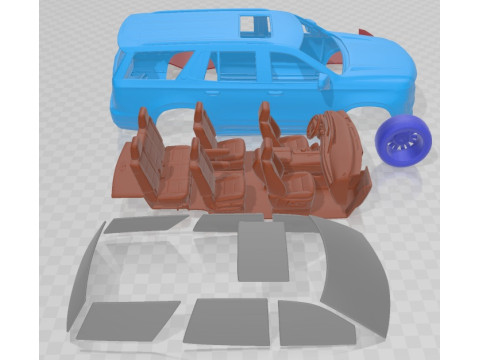 Cadillac Escalade Luxury 2021 Printable Car Modelo de impresión 3D