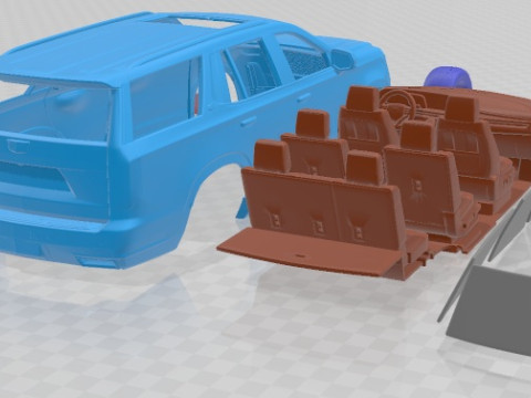 Cadillac Escalade Luxury 2021 Printable Car Modelo de impresión 3D