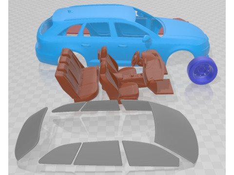 Audi A4 Avant 2016 Printable Car 3D Принт Модель