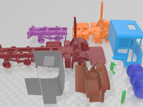 Mercedes Benz Econic 2009 Printable Truck 3D Print Model