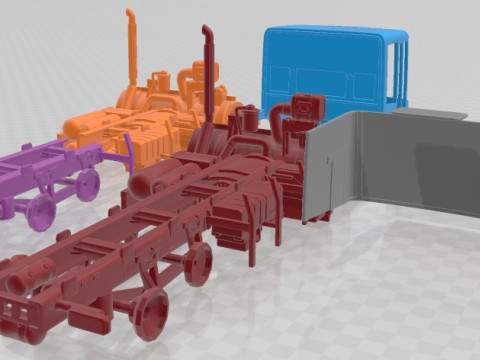 Mercedes Benz Econic 2009 Printable Truck 3D Baskı Modeli