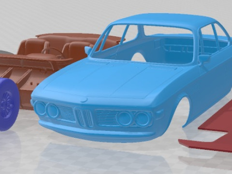 3-0 CSL 1973 Printable Car 3D Print Model
