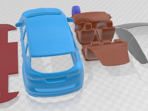 C Max 2015 Printable Car 3D Druckmodell