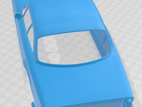 Maserati 3500 GTi Sebring Printable Body Car Model do druku 3D