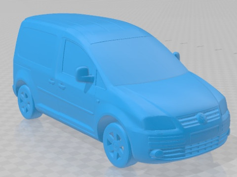Volkswagen Caddy 2010 Printable Car 3D 打印模型