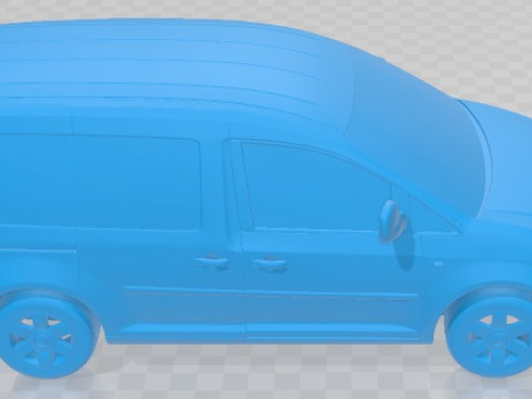 Volkswagen Caddy 2010 Printable Car 3D 打印模型