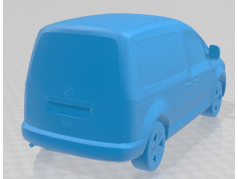 Volkswagen Caddy 2010 Printable Car 3D 打印模型