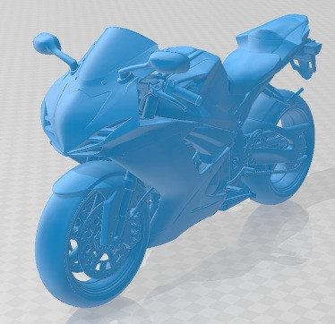 Suzuki GSX R 600 2011 Printable Motorbike 3Dプリントモデル .c4d .max .obj .3ds .fbx .stl .blend
