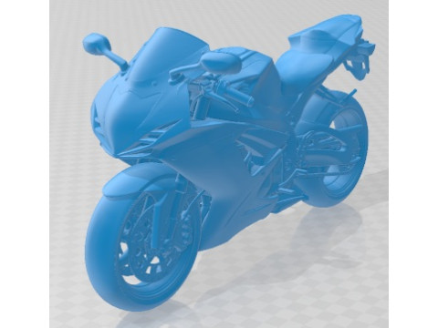 Suzuki GSX R 600 2011 Printable Motorbike 3Dプリントモデル