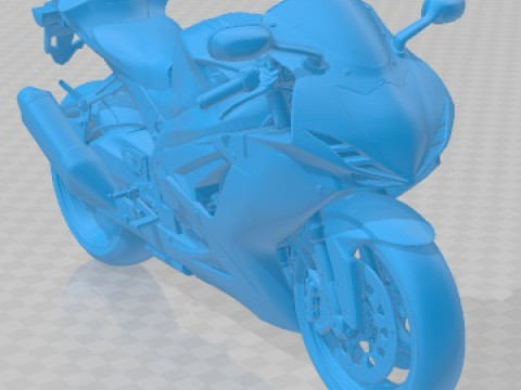 Suzuki GSX R 600 2011 Printable Motorbike 3Dプリントモデル