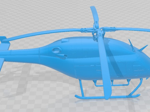 The Bell 429 EMS Printable Helicopter Model do druku 3D