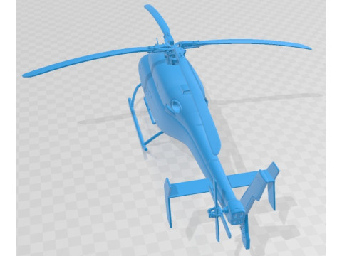 The Bell 429 EMS Printable Helicopter Model do druku 3D