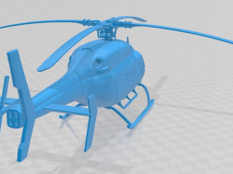 The Bell 429 EMS Printable Helicopter Model do druku 3D