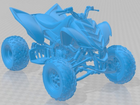 Yamaha Raptor Quad 2011 Printable 3D Print Model