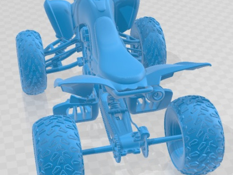 Yamaha Raptor Quad 2011 Printable 3D Print Model