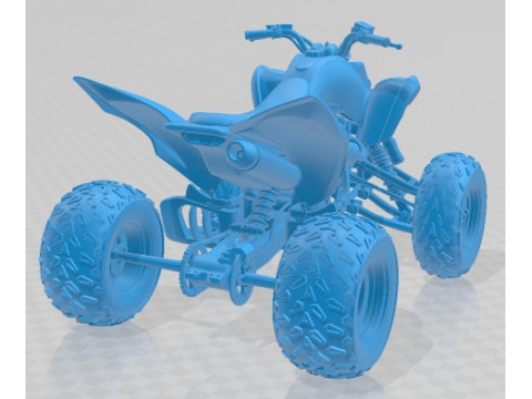 Yamaha Raptor Quad 2011 Printable 3D Print Model