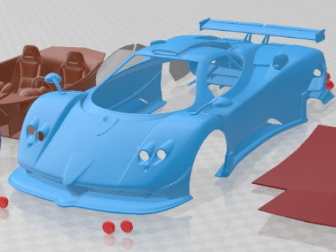 Pagani Zonda Cinque Printable Car 3D 打印模型