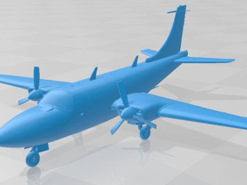 Piper Aerostar 700 Printable Model Cetak 3D