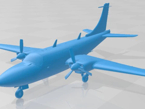 Piper Aerostar 700 para impress&atilde;o Modelo de Impressão 3D