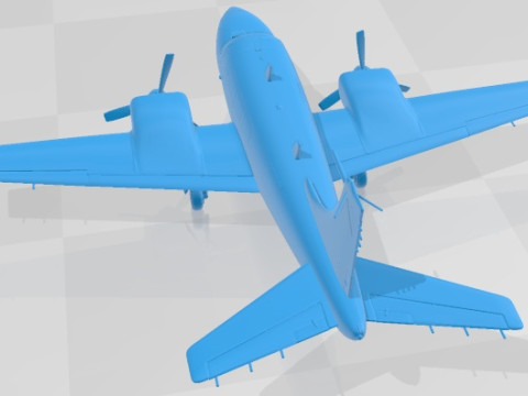 Piper Aerostar 700 Printable 3D Принт Модель