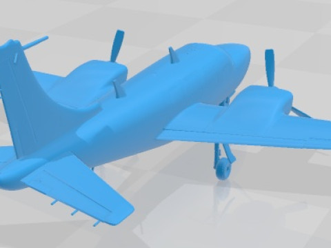 Piper Aerostar 700 Printable 3D Принт Модель