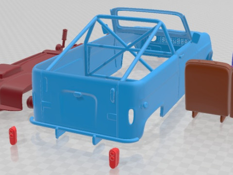 Автомобиль для печати Renault 4 F4 1974 Safari 3D Принт Модель