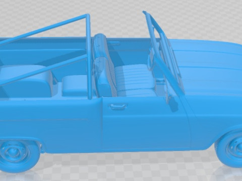 Renault 4 F4 1974 Safari Printable Car Model Cetak 3D