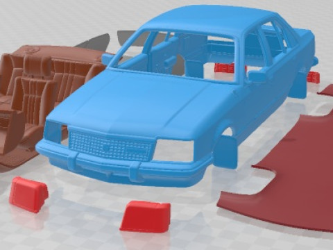 Holden Commodore VC 1980 V2 Printable Car 3D Druckmodell