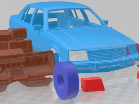 Holden Commodore VC 1980 V2 Printable Car Model Cetak 3D
