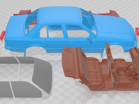Holden Commodore VC 1980 V2 Printable Car Model Cetak 3D