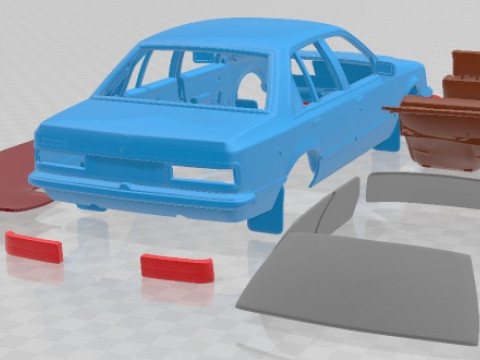 Holden Commodore VC 1980 V2 Printable Car Model Cetak 3D