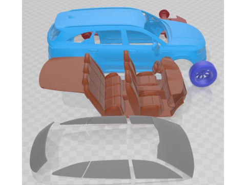 Kia Sorento 2021 Printable Car 3Dプリントモデル
