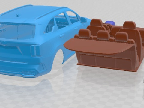 Kia Sorento 2021 Printable Car 3Dプリントモデル