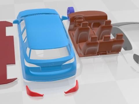 Lexus CT 200 H 2012 Printable Car 3D Print Model