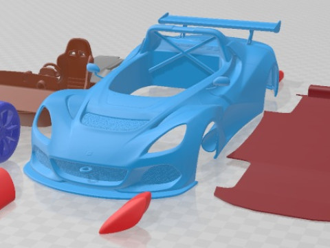 Lotus 3 Eleven 2016 Printable Car 3D Print Model