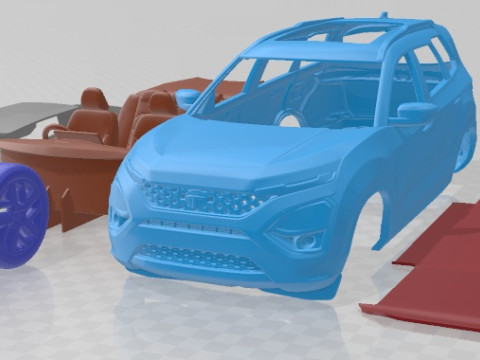 Tata Safari 2024 Printable Car 3D Print Model