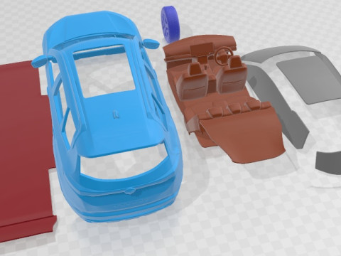 Tata Safari 2024 Printable Car 3D Print Model