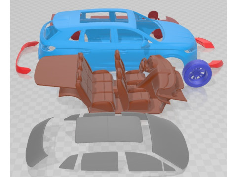 Lincoln MKX 2016 Printable Car 3D 打印模型