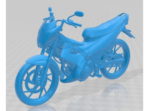 Suzuki Satria F150 2014 Printable Motorbike 3D Print Model