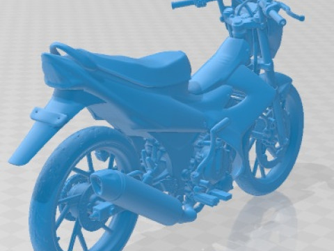 Suzuki Satria F150 2014 Printable Motorbike 3D Print Model