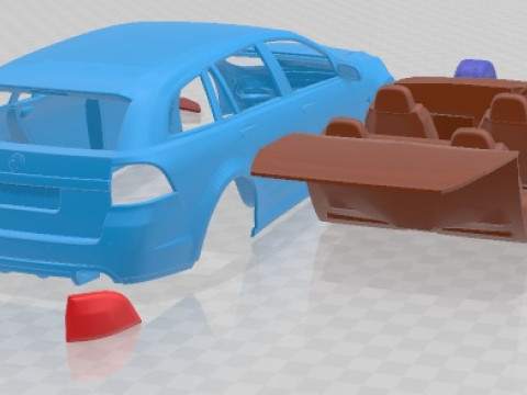 Holden Commodore VF Sportwagon SS V Redline 2015 Printable Car 3D printmodel