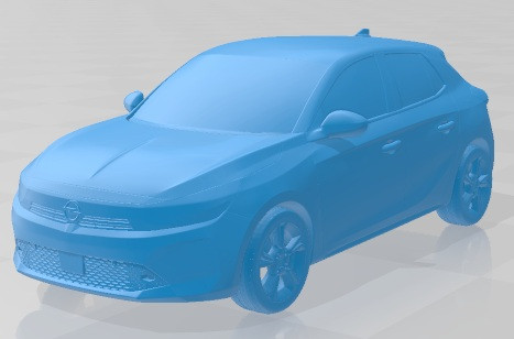 Opel Corsa 2024 Printable Car Modelo de impresión 3D .c4d .max .obj .3ds .fbx .stl .blend