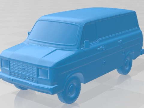 Transit PanelVan 1978 Prinatble 3D Print Model