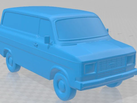 Transit PanelVan 1978 Prinatble 3D Print Model