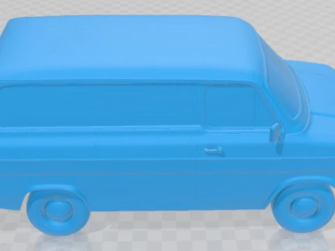 Transit PanelVan 1978 Prinatble 3D Print Model