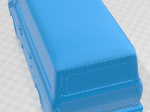 Transit PanelVan 1978 Prinatble Modello di stampa 3D